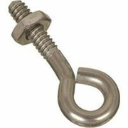 HOMEPAGE Eye Bolt with Nut 0.187 x 1.50 in. Stainless Steel, 10PK HO447570